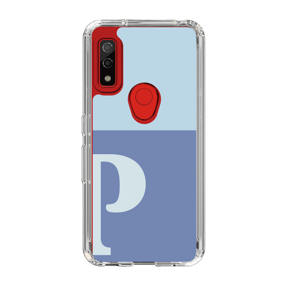 Slim Protection Case［ Original - initial two tone - P blue ］