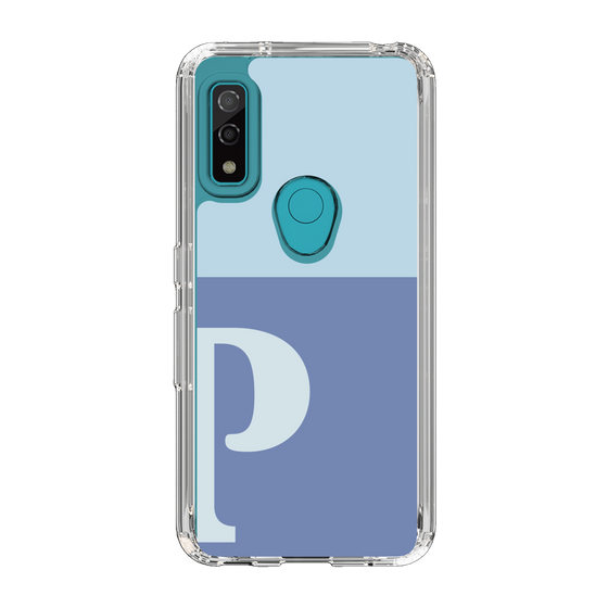 Slim Protection Case［ Original - initial two tone - P blue ］