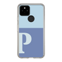 Slim Protection Case［ Original - initial two tone - P blue ］