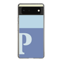 Slim Protection Case［ Original - initial two tone - P blue ］