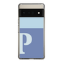 Slim Protection Case［ Original - initial two tone - P blue ］