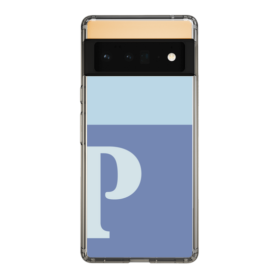 Slim Protection Case［ Original - initial two tone - P blue ］