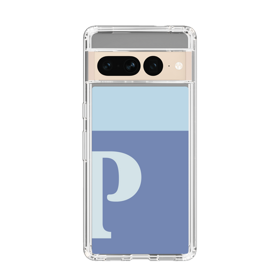 Slim Protection Case［ Original - initial two tone - P blue ］