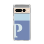 Slim Protection Case［ Original - initial two tone - P blue ］