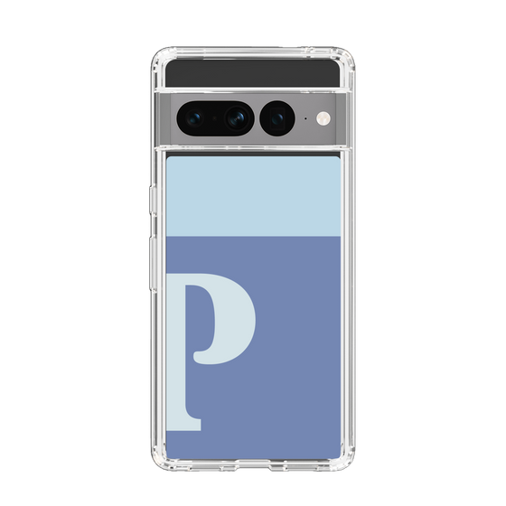 Slim Protection Case［ Original - initial two tone - P blue ］