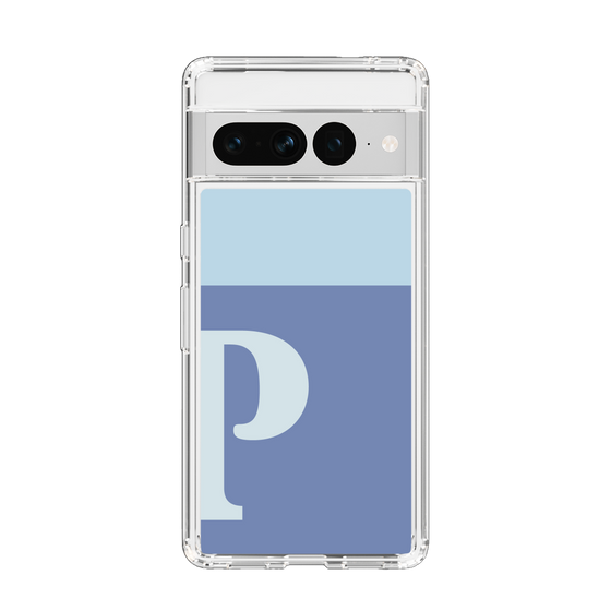 Slim Protection Case［ Original - initial two tone - P blue ］