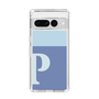 Slim Protection Case［ Original - initial two tone - P blue ］