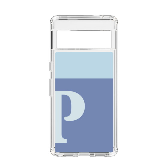 Slim Protection Case［ Original - initial two tone - P blue ］
