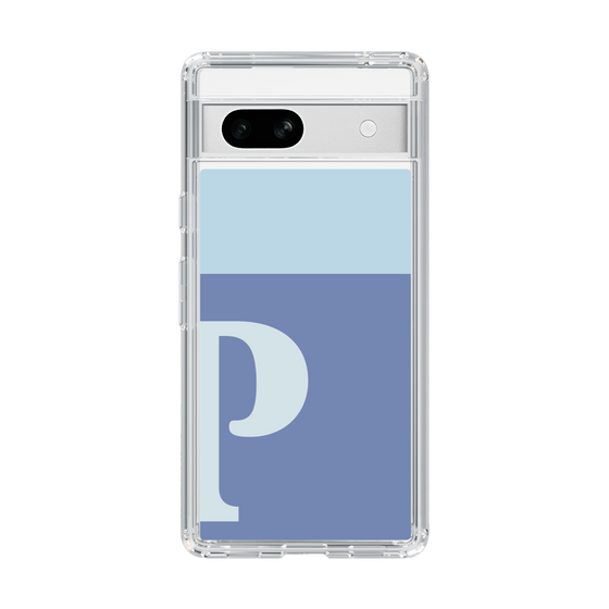 Slim Protection Case［ Original - initial two tone - P blue ］