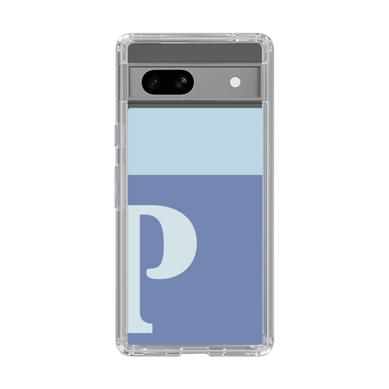 Slim Protection Case［ Original - initial two tone - P blue ］