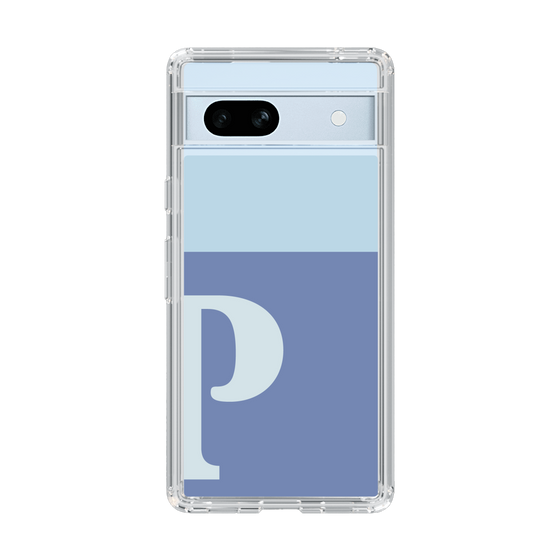 Slim Protection Case［ Original - initial two tone - P blue ］