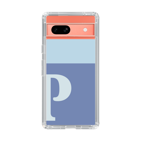 Slim Protection Case［ Original - initial two tone - P blue ］