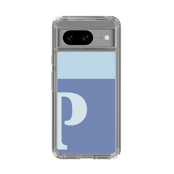 Slim Protection Case［ Original - initial two tone - P blue ］