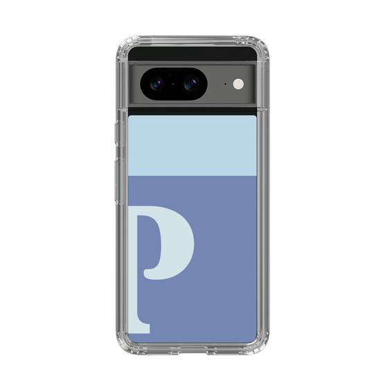 Slim Protection Case［ Original - initial two tone - P blue ］