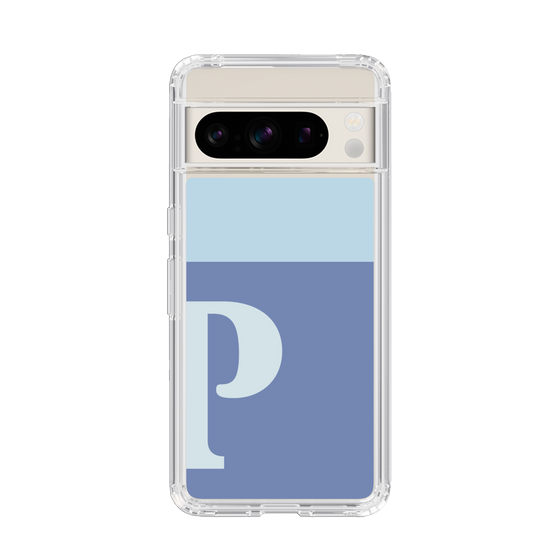 Slim Protection Case［ Original - initial two tone - P blue ］