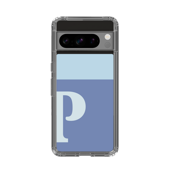 Slim Protection Case［ Original - initial two tone - P blue ］