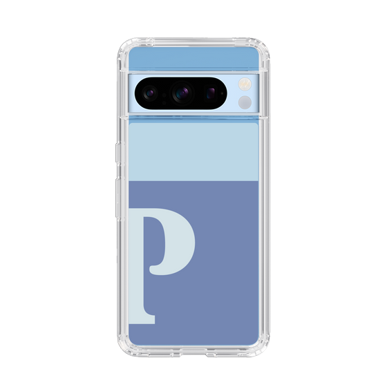 Slim Protection Case［ Original - initial two tone - P blue ］