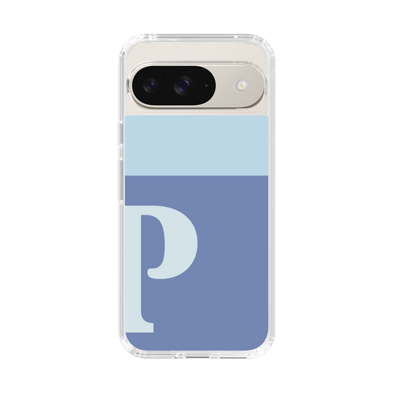 Slim Protection Case［ Original - initial two tone - P blue ］