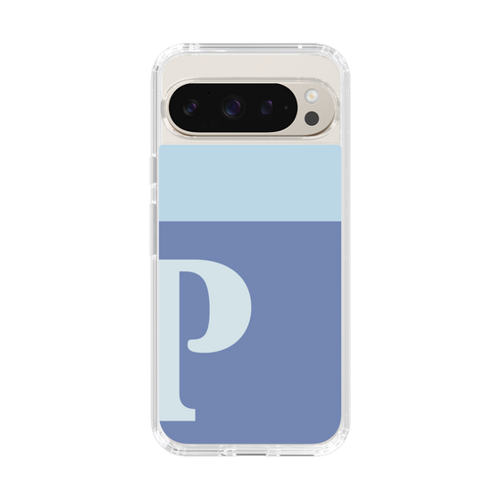 Slim Protection Case［ Original - initial two tone - P blue ］