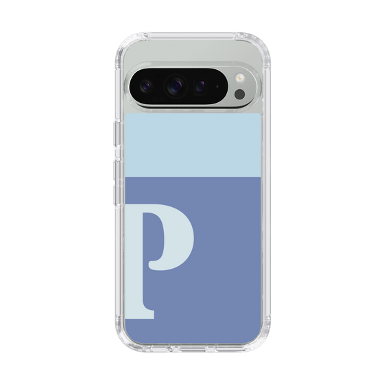 Slim Protection Case［ Original - initial two tone - P blue ］