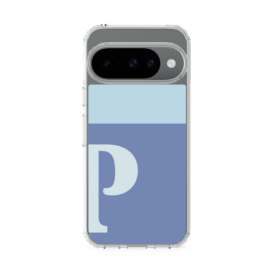 Slim Protection Case［ Original - initial two tone - P blue ］