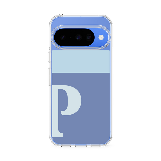 Slim Protection Case［ Original - initial two tone - P blue ］