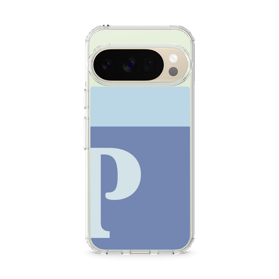 Slim Protection Case［ Original - initial two tone - P blue ］
