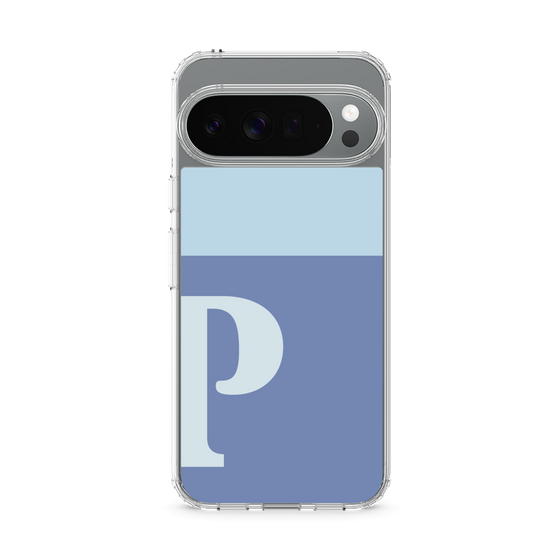 Slim Protection Case［ Original - initial two tone - P blue ］