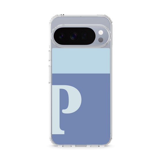 Slim Protection Case［ Original - initial two tone - P blue ］