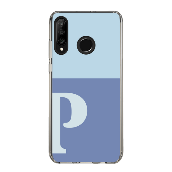 Slim Protection Case［ Original - initial two tone - P blue ］