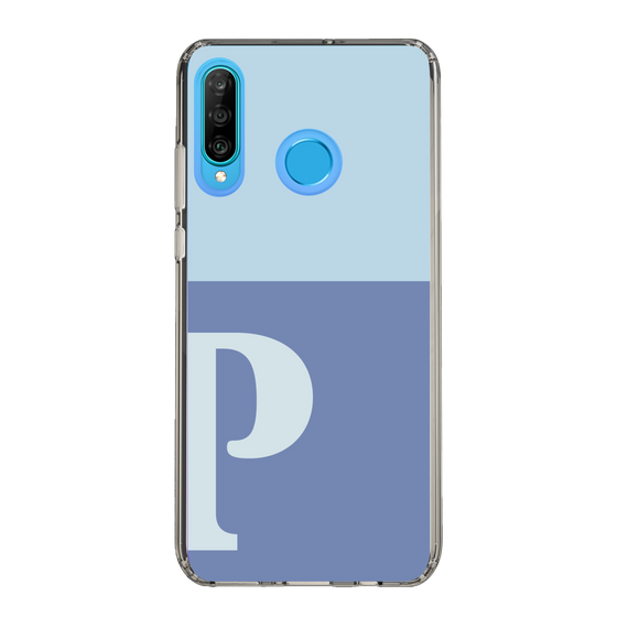 Slim Protection Case［ Original - initial two tone - P blue ］