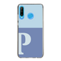 Slim Protection Case［ Original - initial two tone - P blue ］