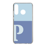 Slim Protection Case［ Original - initial two tone - P blue ］