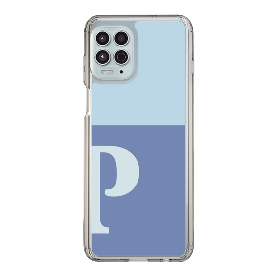 Slim Protection Case［ Original - initial two tone - P blue ］