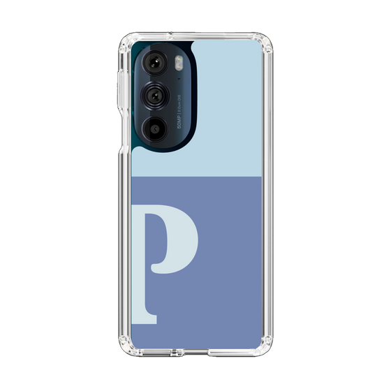 Slim Protection Case［ Original - initial two tone - P blue ］