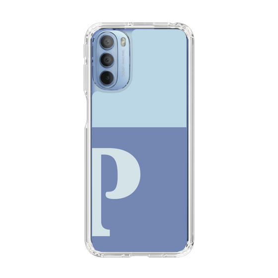 Slim Protection Case［ Original - initial two tone - P blue ］