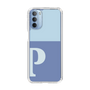 Slim Protection Case［ Original - initial two tone - P blue ］