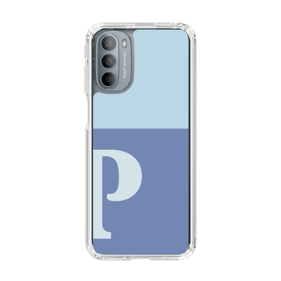 Slim Protection Case［ Original - initial two tone - P blue ］