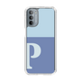 Slim Protection Case［ Original - initial two tone - P blue ］