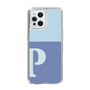 Slim Protection Case［ Original - initial two tone - P blue ］