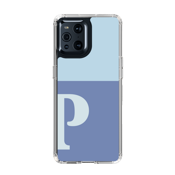 Slim Protection Case［ Original - initial two tone - P blue ］