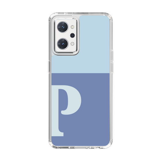 Slim Protection Case［ Original - initial two tone - P blue ］