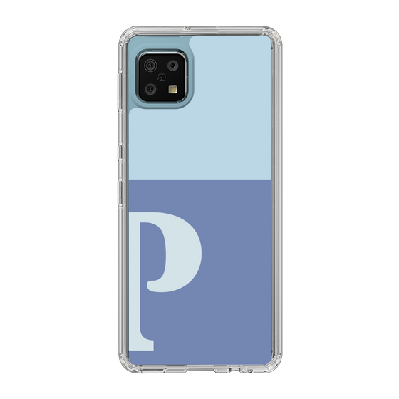Slim Protection Case［ Original - initial two tone - P blue ］