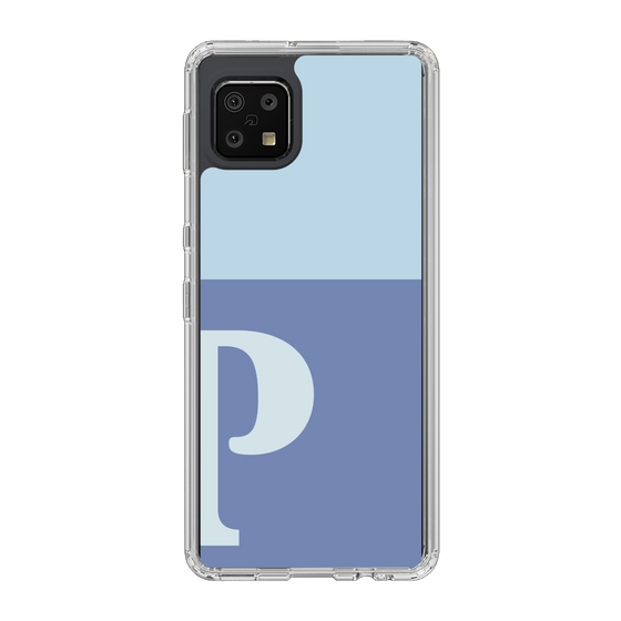 Slim Protection Case［ Original - initial two tone - P blue ］