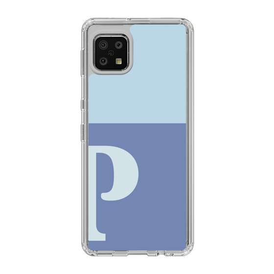 Slim Protection Case［ Original - initial two tone - P blue ］
