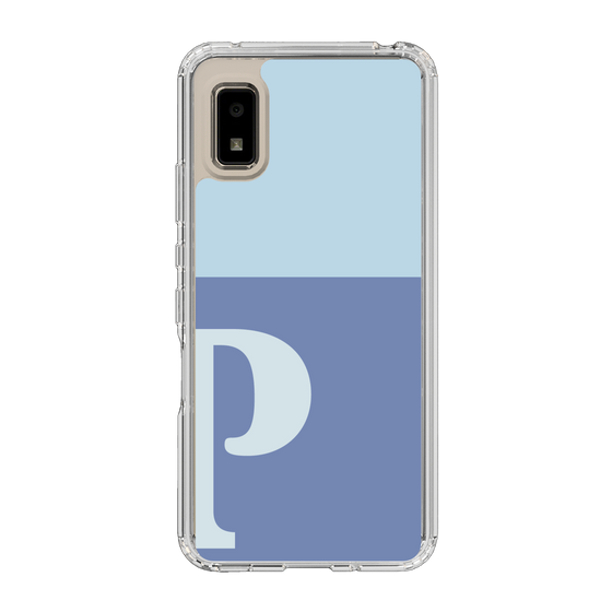 Slim Protection Case［ Original - initial two tone - P blue ］