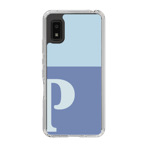 Slim Protection Case［ Original - initial two tone - P blue ］