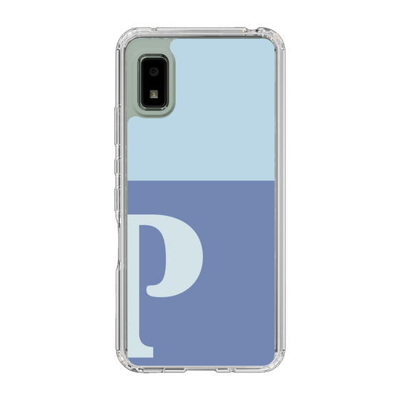 Slim Protection Case［ Original - initial two tone - P blue ］