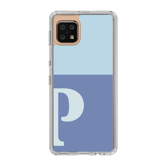 Slim Protection Case［ Original - initial two tone - P blue ］