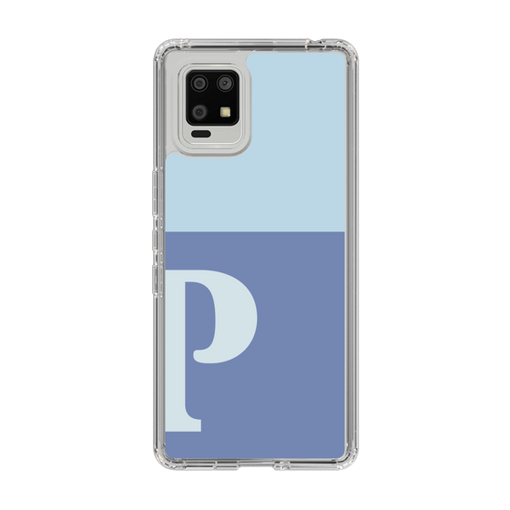 Slim Protection Case［ Original - initial two tone - P blue ］